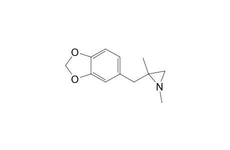 1-((1,2-dimethyl-1-azacycloprop-2-yl)methyl)-3,4-methylenedioxybenzene