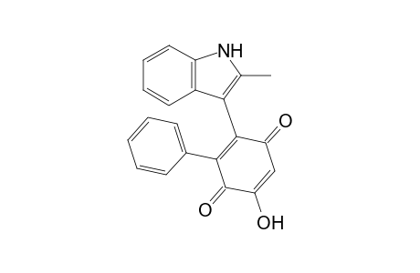 5-Hydroxy-2-(2-methyl-1H-indol-3-yl)-3-phenyl-1,4-benzoquinone