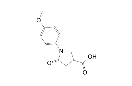 1-(4-methoxyphenyl)-5-oxo-3-pyrrolidinecarboxylic acid