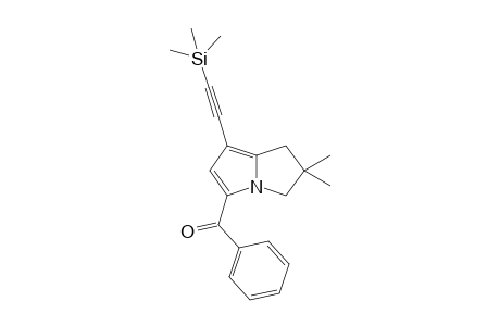 [2,3-Dihydro-2,2-dimethyl-7-[(trimethylsilyl)ethynyl]-1H-pyrrolizin-5-yl]-(phenyl)methanone