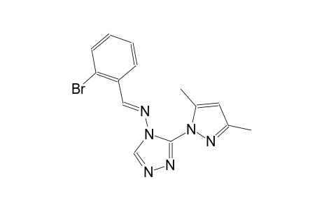 N-[(E)-(2-bromophenyl)methylidene]-3-(3,5-dimethyl-1H-pyrazol-1-yl)-4H-1,2,4-triazol-4-amine