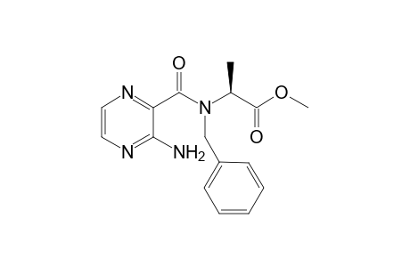 N-Benzyl-N-((1S)-1-methoxycarbonyl)ethyl-3-aminopyrazine-2-carboxamide
