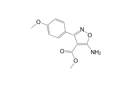 4-isoxazolecarboxylic acid, 5-amino-3-(4-methoxyphenyl)-, methylester