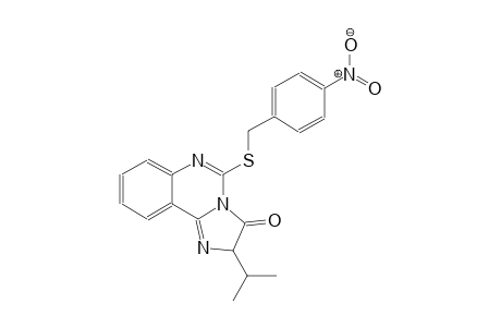 imidazo[1,2-c]quinazolin-3(2H)-one, 2-(1-methylethyl)-5-[[(4-nitrophenyl)methyl]thio]-