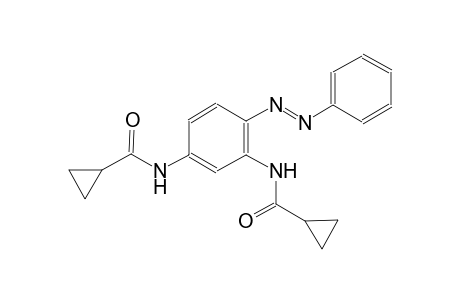 N-{5-[(cyclopropylcarbonyl)amino]-2-[(E)-phenyldiazenyl]phenyl}cyclopropanecarboxamide