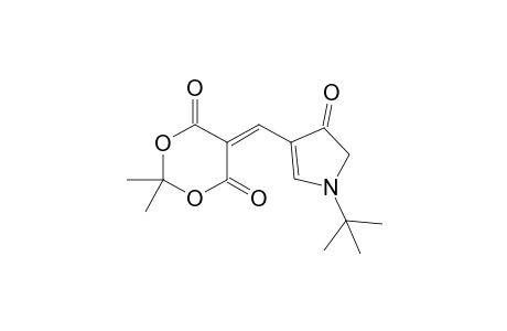 5-[(1-tert-Butyl-1,2-dihydro-3-oxopyrrol-4-yl)methylene]-2,2-dimethyl-1,3-dioxane-4,6-dione