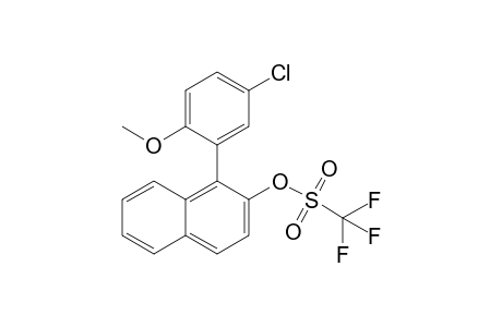 1-(5-Chloro-2-methoxyphenyl)naphthalen-2-yl trifluoromethanesulfonate
