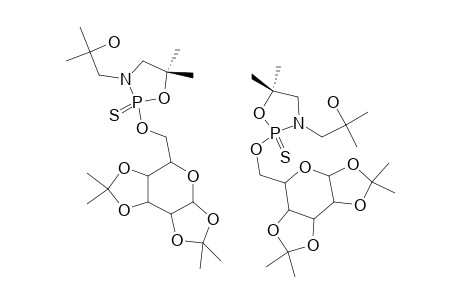 5,5-DIMETHYL-3-(2-METHYL-2-HYDROXYPROPYL)-2-[1,2,3,4-DI-O-ISOPROPYLIDENE-ALPHA-D-GALACTOPYRANOSYLOXY]-2-THIO-1,3,2-OXAZAPHOSPHOLIDINE