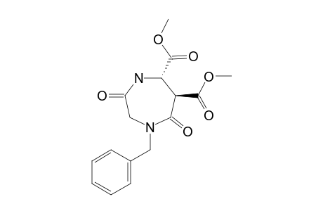 (5S,6R)-1-(benzyl)-3,7-diketo-1,4-diazepane-5,6-dicarboxylic acid dimethyl ester