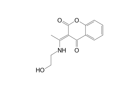 3-[1-(2-Hydroxy-ethylamino)-ethylidene]-chroman-2,4-dione