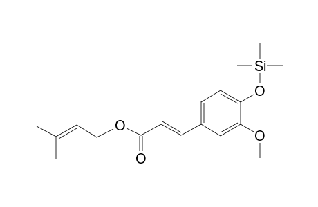 Prenyl (E)-ferulate, mono-TMS