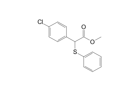 methyl 2-(4-chlorophenyl)-2-phenylsulfanyl-acetate