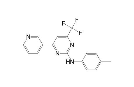 N-(4-methylphenyl)-4-(3-pyridinyl)-6-(trifluoromethyl)-2-pyrimidinamine