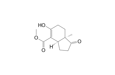 1H-Indene-4-carboxylic acid, 2,3,3a,6,7,7a-hexahydro-5-hydroxy-7a-methyl-1-oxo-, methyl ester, cis-