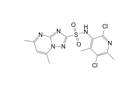 N-(2,5-dichloro-4,6-dimethyl-3-pyridinyl)-5,7-dimethyl-[1,2,4]triazolo[1,5-a]pyrimidine-2-sulfonamide