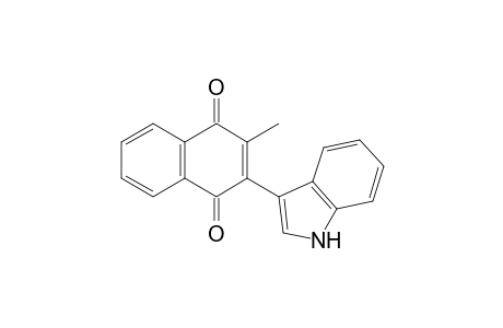 2-Methyl-3-(3-indolyl)-1,4-naphthoquinone