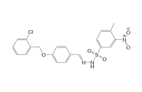 benzenesulfonic acid, 4-methyl-3-nitro-, 2-[(E)-[4-[(2-chlorophenyl)methoxy]phenyl]methylidene]hydrazide