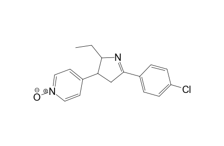 Pyridine, 4-[5-(4-chlorophenyl)-2-ethyl-3,4-dihydro-2H-pyrrol-3-yl]-, N4-oxide