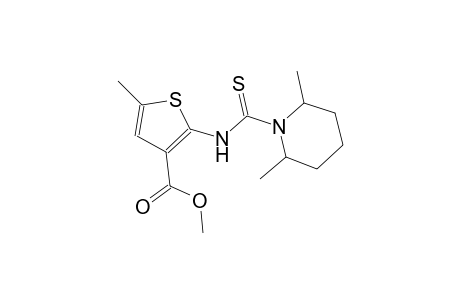 methyl 2-{[(2,6-dimethyl-1-piperidinyl)carbothioyl]amino}-5-methyl-3-thiophenecarboxylate