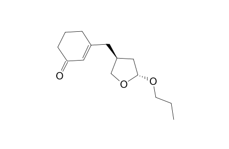trans-3-[(2-Propoxytetrahydrofuranyl)methyl]-2-cyclohexen-1-one