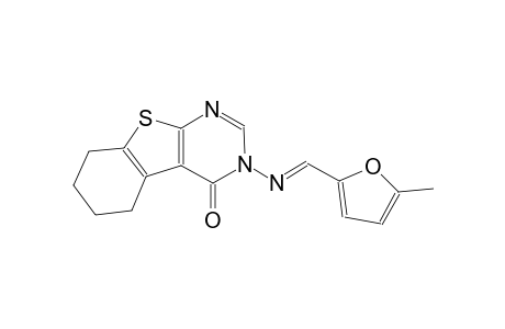 benzo[4,5]thieno[2,3-d]pyrimidin-4(3H)-one, 5,6,7,8-tetrahydro-3-[[(E)-(5-methyl-2-furanyl)methylidene]amino]-