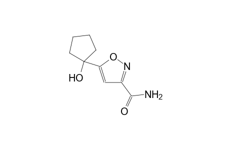 3-isoxazolecarboxamide, 5-(1-hydroxycyclopentyl)-