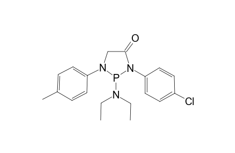 3-(4-Chlorophenyl)-2-(diethylamino)-1-p-tolyl-1,3,2-diazaphospholidin-4-one