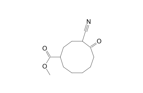 Methyl 4-cyano-5-oxocyclodecanecarboxylate