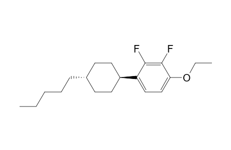 trans-1-ethoxy-2,3-difluoro-4-(4-pentylcyclohexyl)benzene