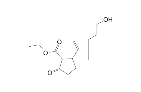Ethyl 2-(5'-hydroxy-2',2'-dimethyl-1'-methylidenepentyl)-5-oxocyclopentanecarboxylate