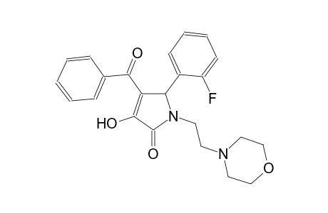 4-benzoyl-5-(2-fluorophenyl)-3-hydroxy-1-[2-(4-morpholinyl)ethyl]-1,5-dihydro-2H-pyrrol-2-one