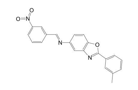 2-(3-Methylphenyl)-N-[(E)-(3-nitrophenyl)methylidene]-1,3-benzoxazol-5-amine