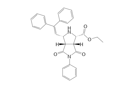 (1S,3S,3aS,6aR)-3-(2,2-Diphenyl-vinyl)-4,6-dioxo-5-phenyl-octahydro-pyrrolo[3,4-c]pyrrole-1-carboxylic acid ethyl ester