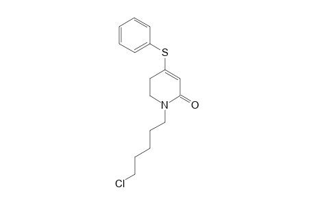 1-(5-Chloropentyl)-4-(phenylthio)-5,6-dihydropyridin-2(1H)-one
