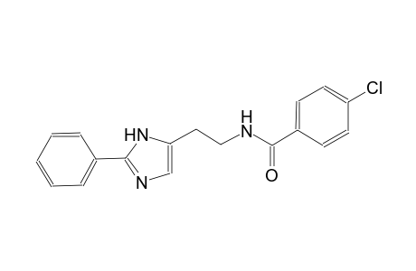 benzamide, 4-chloro-N-[2-(2-phenyl-1H-imidazol-5-yl)ethyl]-