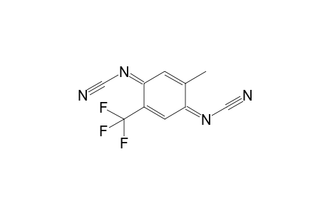 2-Methyl-5-(trifluoromethyl)-N,N'-dicyano-1,4-benzoquinone - diimine
