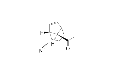 (1S*,2S*,4S*,8R*)-2-Cyano-8-acetylbicyclo[3.2.1]oct-6-ene