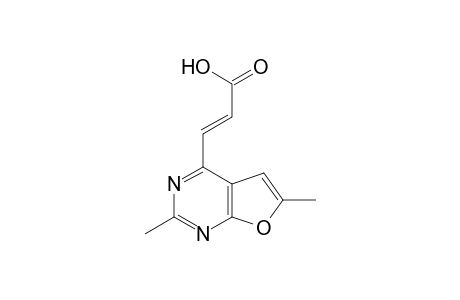 (2E)-3-(2,6-Dimethylfuro[2,3-d]pyrimidin-4-yl)-2-propenoic acid