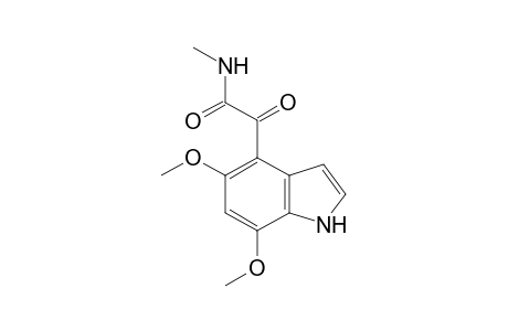 N-Methyl 2-(5,7-dimethoxyindole-4-yl)glyoxylamide