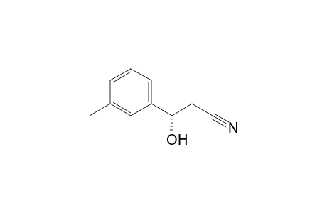 (3S)-3-(3-methylphenyl)-3-oxidanyl-propanenitrile