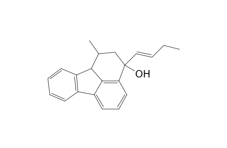 3-hydroxy-3-(1-butenyl)-1-methyl-1,2,3,10b-tetrahydrofluoranthene