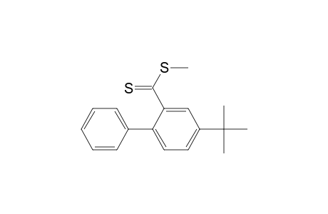 Methyl 4-(t-butyl)-biphenyl-2-dithiocarboxylate