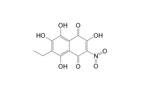 6-Ethyl-2,5,7,8-tetrahydroxy-3-nitronaphthalene-1,4-dione