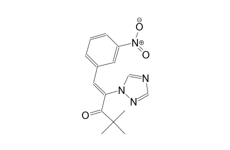 (1Z)-4,4-dimethyl-1-(3-nitrophenyl)-2-(1H-1,2,4-triazol-1-yl)-1-penten-3-one