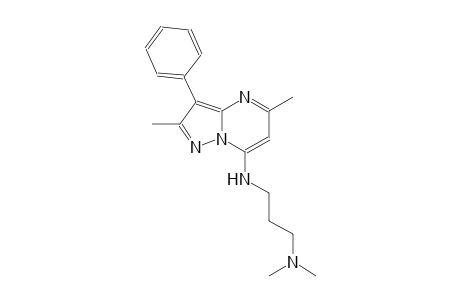 N~1~-(2,5-dimethyl-3-phenylpyrazolo[1,5-a]pyrimidin-7-yl)-N~3~,N~3~-dimethyl-1,3-propanediamine