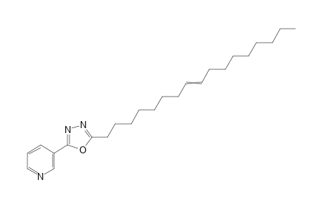 2-Heptadec-8-enyl-5-(3-pyridyl)-1,3,4-oxadiazole