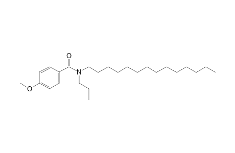 Benzamide, 4-methoxy-N-propyl-N-tetradecyl-