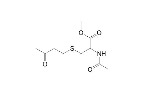 Methyl 2-(acetylamino)-3-[(3-oxobutyl)sulfanyl]propanoate