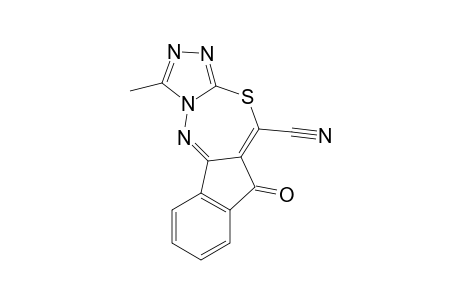 10-Oxo-3-methyl-10H-indeno[1,2-e][1,2,4]thiazolo[3,4-b][1,3,4]thiadiazepine-11-carbonitrile