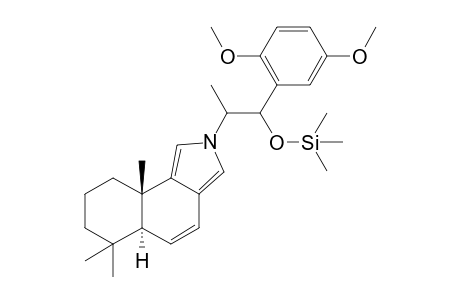 (4aS,8aS)-5,5,8a-trimethyl-4a,5,6,7,8,8a-hexahydro-N-{2'-(2'',5''-dimethoxyphenyl)-2'-(trimethylsilyloxy)-1'-methylethyl}pyrrolo[3,4-a]naphthalene